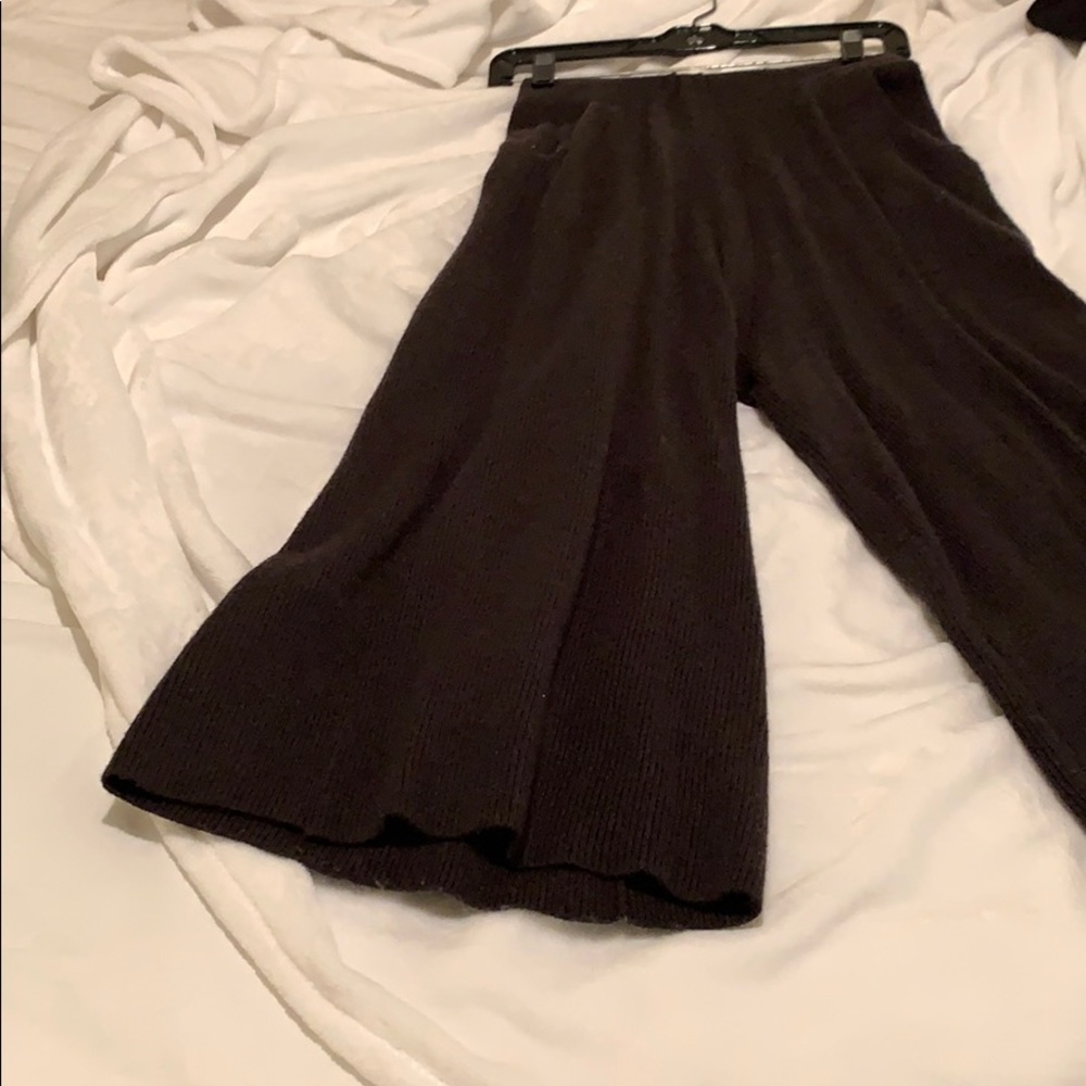 Zara Dark Grey Knit Culottes